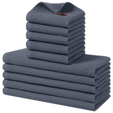 Homaxy toallas cocina 12x12, tejido panal suave y absorbente.