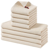 Homaxy toallas de cocina algodón con tejido panal, suaves y absorbentes.
