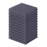 Toalla Homaxy con tejido waffle 12x12, absorción rápida para platos.