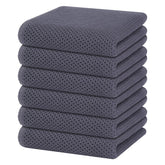 Toallas Homaxy de cocina waffle 13x28, absorbentes para secar platos con suavidad.