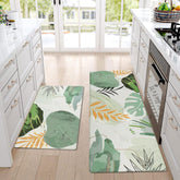 Alfombras Homcomoda antifatiga para cocina, juego de dos, brindan soporte cómodo para cocinar.