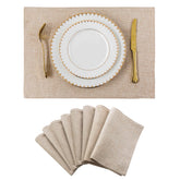 Home Brilliant salvamanteles juego 8 protege la mesa y aporta elegancia.