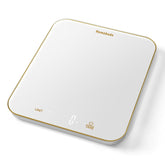 Balanza digital Homebuds con plataforma amplia para medir ingredientes grandes.