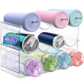 Homecor organizador de botellas, vista de gran capacidad para la cocina.