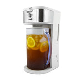HomeCraft vista frontal de la cafetera 3 cuartos, ideal para servir 12 tazas