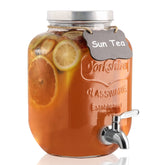 Dispensador HomeFeel con grifo de acero inoxidable, ideal para servir bebidas.