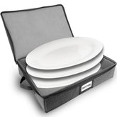 HOMELUX THEORY Almacenaje de platos con tapa dura para protección superior