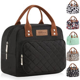 HOMESPON bolsa de almuerzo con bolsillo frontal amplio para organizar accesorios diarios.