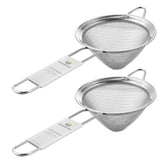 Homestia colador de malla fina 304 para cocteles, filtra sin pulpa ni semillas