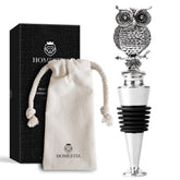 Homestia tapa de vino buho cabeza, cierre hermético para conservar la frescura.