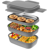 HOMETALL Bento Box con 3 capas para organizar comidas
