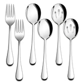 Homikit conjunto de utensilios para servir, cucharas grandes para porciones abundantes.