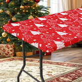 Mantel rectangular Homing con borde elástico, ajuste seguro para mesa.