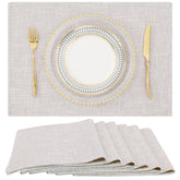 Manteles Homing, textura algodon-lino suave para una mesa acogedora