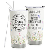 HOMISBES Coordinador del Caos: taza-portátil, ideal para llevar bebidas calientes o frías.