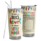 Tumbler HOMISBES portátil de acero inoxidable 20 onzas, sin derrames.