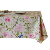 Mantel rectangular HOMOHEINI impermeable 52x70 rosa, ideal para comidas al aire libre.