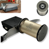HONE Afilador de cuchillos en rodante con discos diamante dobles.