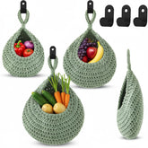 Honeydak bolsas colgantes boho, forma de gota, ideal para verduras.