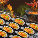 Conchas Honeydak para ostras para asar en parrilla, duraderas y reutilizables