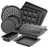 Conjunto HONGBAKE de 10 piezas para hornear, diseño completo y almacenamiento compacto para la cocina.