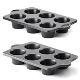 Bandeja HONGBAKE para muffins jumbo, desmolde suave y porciones uniformes.