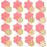 Cortadores Hoolerry galletas nieve 3D para decoraciones navideñas.