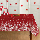 Horaldaily mantel Valentín, corazon rojo, ideal para dar ambiente romántico en la mesa.