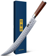 Cuchillo HOSHANHO Brisket con hoja de 12 pulgadas para cortes precisos.