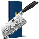 Cuchillo HOSHANHO de carnicero 7 pulgadas con hoja afilada para cortes precisos.