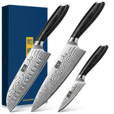 Cuchillo chef HOSHANHO de 8 pulgadas, filo estable para cortes precisos.
