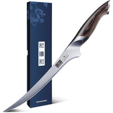 Cuchillo filetear HOSHANHO de 9 pulgadas para filetes limpios y precisos.