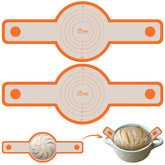 HOTEC Sling para horno holandés, dos-pack, facilita desmoldado seguro.