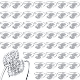 Hotop anillos para servilleta con hojas y cristal, añade brillo elegante a la mesa.