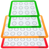 HOTPOP bandeja mitad reutilizable para macarones, hornea con menos grasa.