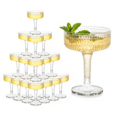 Houmury copa plástico brindis 7oz, diseño claro para brindis elegantes.