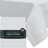 Mantel de papel rectangular de HOUZZKINGZ USA con diseño elegante para cenas formales