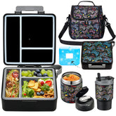 Howeemo lonchera infantil Bento con tres compartimentos para comidas equilibradas.