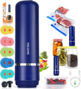 HSLGOVE kit-sellador-vacio-electrico para conservación rápida de alimentos.