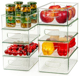 Hudgan cajas claras para refrigerador permiten ver alimentos con claridad y optimizar el espacio