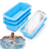 HUIRUSO molde hielo extra grande para baño frío, pack de 4, enfriamiento prolongado.