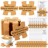 Hushee posavasos pieza rompecabezas para bebidas en la oficina