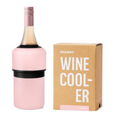 Huski enfriador-vino-rosa mantiene el vino frío con estilo.