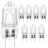 HUTUDAN 8paquete lámparas halógenas para microondas, iluminación fiable al abrir la puerta.