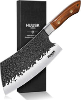 Huusk Cleaver 7 pulgadas, hoja afilada para cortes precisos de carne