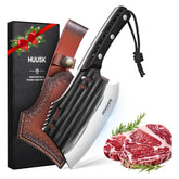 Huusk cuchillo para carne con funda, ideal para cortes precisos