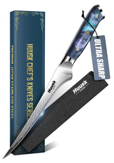 Huusk Cuchillo Filetear 7 pulgadas, hoja precisa para filetear pescado