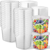 Huwena contenedores deli 32oz con tapa y asa para preparación y transporte de comidas.