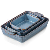 HVH juego de platos para hornear 9x13, ideal para porciones familiares.