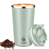 Hwawhin taza viaje 17oz con tapa voltea evita derrames en movimiento